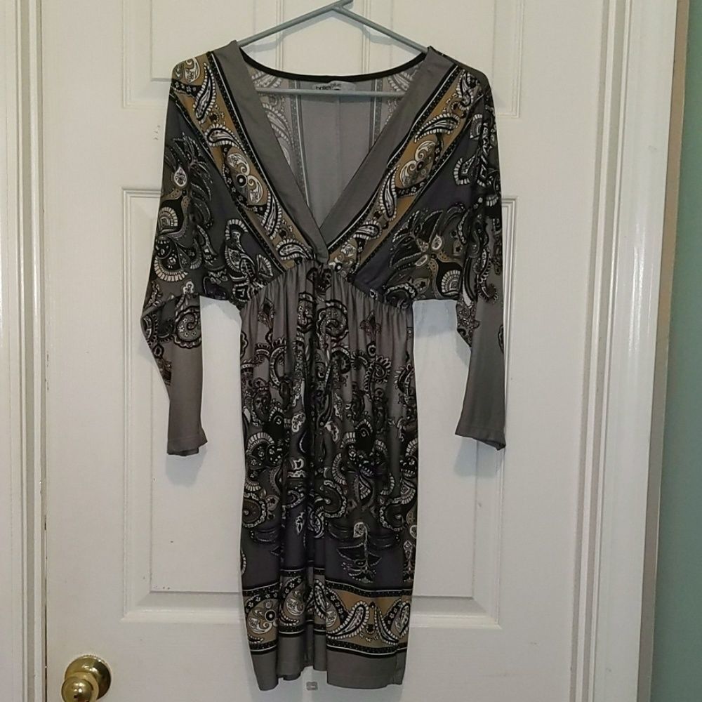 Bailey blue printed dress Sz S